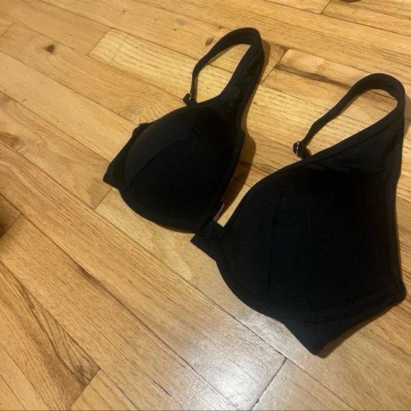 NWOT padded bikini top - black - Picture 3 of 10